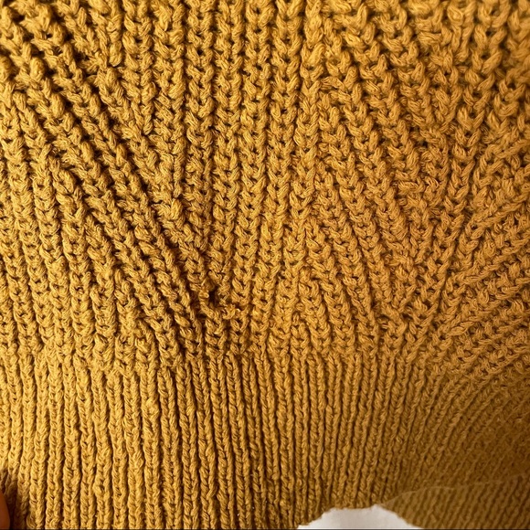 Madewell Balloon Sleeve Pullover Sweater in Egyptian Gold - Picture 5 of 8